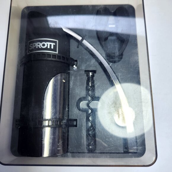 Wine Opener Kit Sprott Brookstone Estate foil cutter, extra corkscrew New - Picture 8 of 8